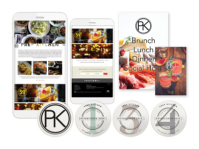 Prep Kitchen Website Concept and Collateral advertising branding design design company identity design marketing collateral packaging ui ui design ux uxdesign vector web design