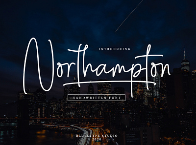 Northampton Font branding design font font design illustration lettering logo type typography vector