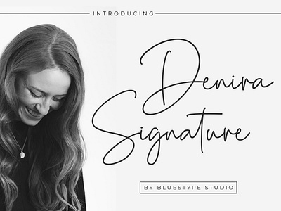 Denira Signature Font