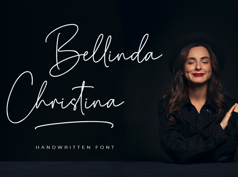 Download Free Bellinda Christina Handwritten Font By Jefri Dwi Alfatah On Dribbble Fonts Typography
