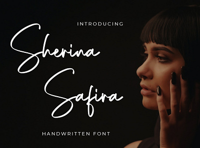 Sherina Serif - Handwritten Font branding design font font design handwritten lettering logo signature type typography