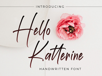 Hello Katterine Font