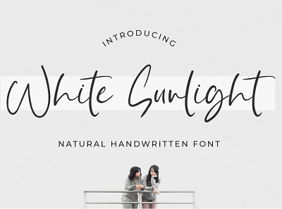 White Sunlight Fonts branding design font font design illustration logo type typography ui vector