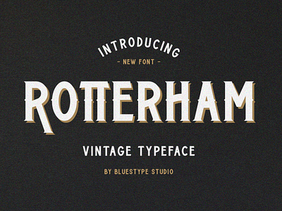 Rotterham - Vintage Typeface