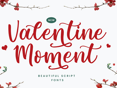 Valentine Moment | Modern Calligraphy Fonts