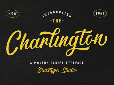 Charlington Script Font branding design font font design illustration logo retro script font type typography ui vector vintage