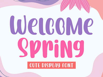 Welcome Spring Fonts