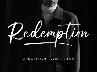 Redemption - Elegant Signature branding elegant font font design free photography signature font type face watermark webfont