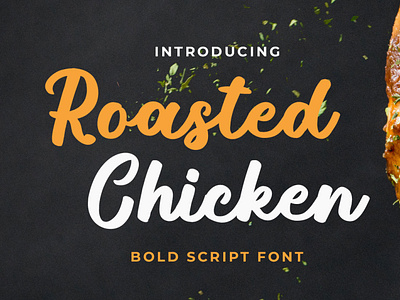 Roasted Chicken - Bold Script Font