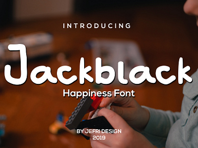 Jackblack Font branding design icon illustration logo type typography ui ux vector