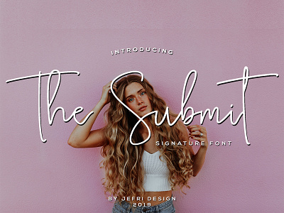 The Submit Font branding design font font design handwritten illustration lettering logo signature type typography