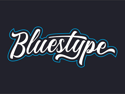 Bluestype Studio Logo branding design font font design illustration lettering logo type typography vector