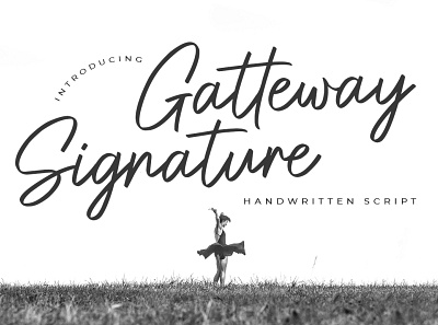 Gatteway Signature Fonts animation app branding design font font design fonts free font graphic design handwritten hello dribbble illustration lettering logo script font signature type typography ui vector