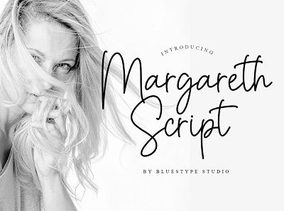 Margareth Script branding design font font design illustration lettering logo type typography ui vector