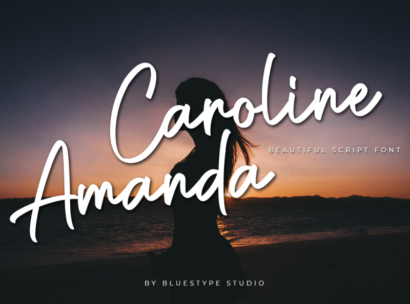 Download Free Caroline Amanda Free Font By Jefri Dwi Alfatah On Dribbble Fonts Typography