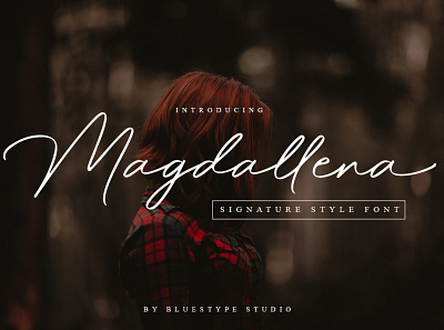 Magdallena - Signature Font branding design font font design handwritten lettering logo signature type typography vector