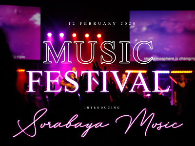 Music Festival Cover app branding design font font design illustration lettering logo type typography web