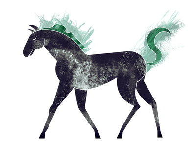Year of the Horse art horse illustration