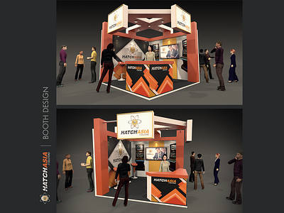 Hatchasia Booth Design booth branding design kiosk