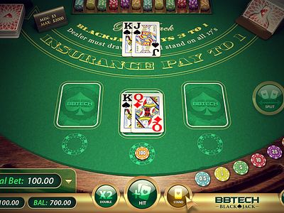 Bbtech Blackjack UI Design