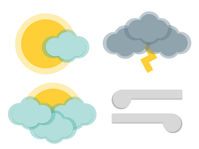 Weather Icons clouds icons seasons sketch sun vector weather weather icons