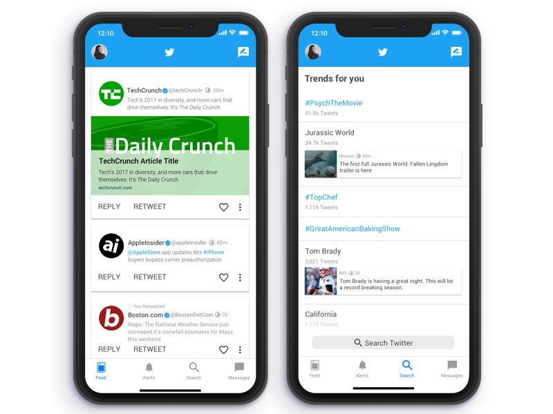 Twitter Redesing For Iphone X By Nicole Corbin On Dribbble