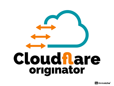 Cloudflare Originator Logo brand brand identity branding branding concept cloud design dev icon illustration logo typography web design