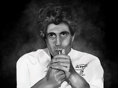 Anthony Bourdain Illustration