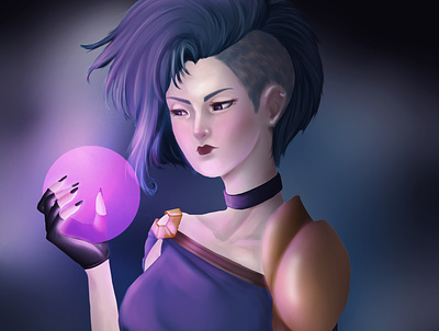 Vulkya character character design design girl illustration photoshop semi realistic