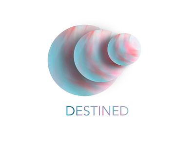 Destined Logo Concept design destined graphic logo planets space