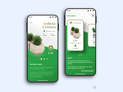 Plants Application #_thedesignproject Day 03 / 30 adobe xd app app design chile clean clean ui concept design interface plants ui uidesign uxdesign