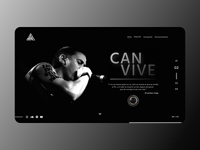 Can Vive #_thedesignproject Day 04 / 30 adobe xd canserbero chile clean concept design desktop design interface uidesign uxdesign venezuela