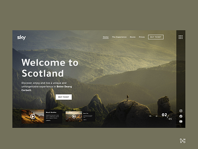 Travel Website #_thedesignproject Day 12 / 30