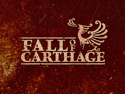 Fall Of Carthage Logo band logo logodesign metal music typography