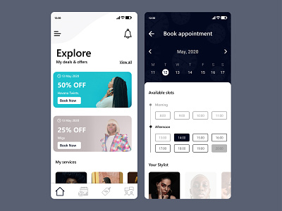 Freelance Hair Stylist app. design haircare haircolorist haircut hairdesign hairdresser hairstyles hairstylist hairtrends ui uidesign userexperience ux uxdesign webdesign