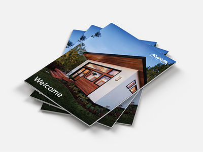 AVAVA Product Brochure branding brochure design design layout print design