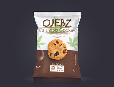Ojebz Cannabis Cookies branding cannabis design cannabis packaging cbd cookie design marijuana packaging product design weed
