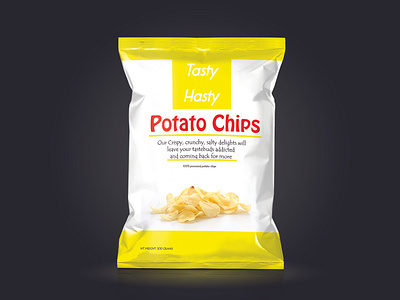 Potato Chips package design for a brand