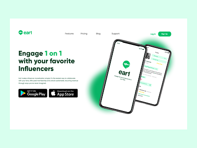 Ear1 Landing Page