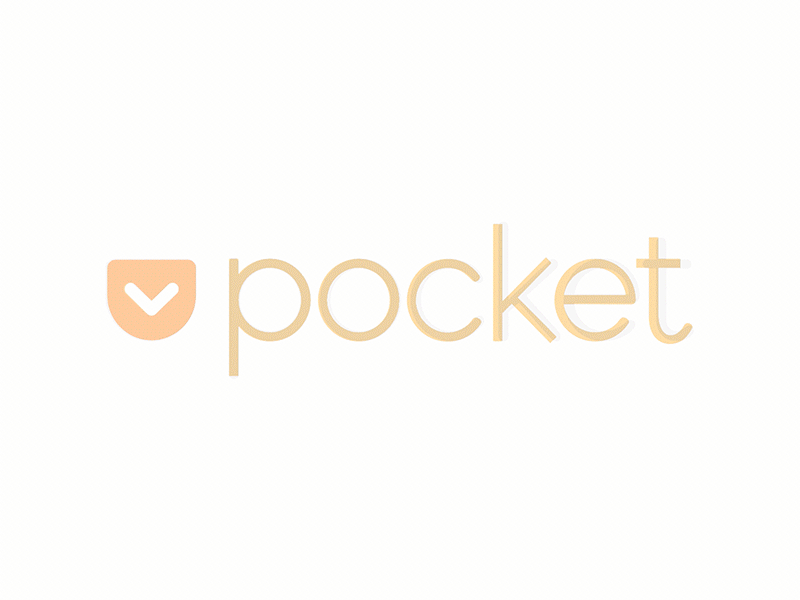 Pocket Redrawn Logo: A Closer Look logo logotype robofont type vectors