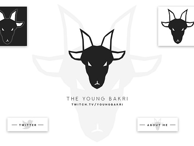 The Young Bakri branding design illustration logo twitch