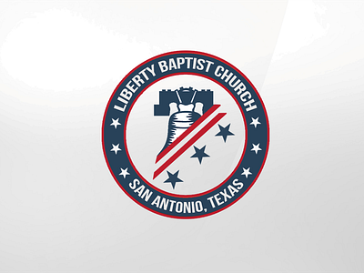 Liberty Baptist Church Branding Package branding design illustration logo