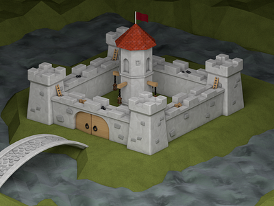 Low Poly Castle