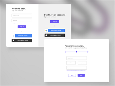 Sign up form #CreateWithAdobeXD