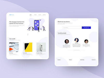 Stallion design landing page