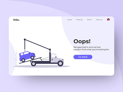 404 Error page 404 design minimal not found ui ui design uiux uxdesign webdesign website design