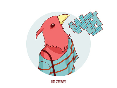What does the bird say? bird does illustration say the tweet vector what ylvis
