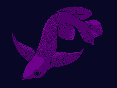 Huevember 15/30 drawing fish huevember illustration ipadpro procreate