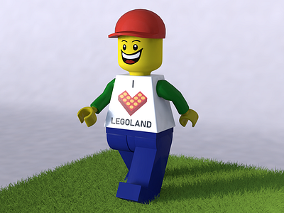 Paul 3d cinema4d lego legoland