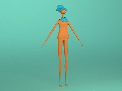 Mimi MoGraph 3d character cinema 4d cinema4d